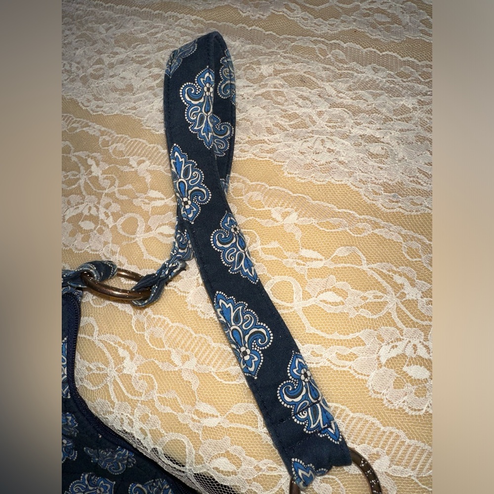 Vera Bradley Blue Patterned Women's Bag 13 x 10 - Picture 5 of 5